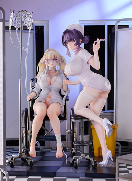 萌姫連合 ゆり＆ステラ 病院ver. 1/4 完成品フィギュア[HOTVENUS]