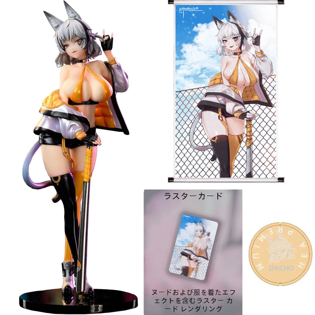 猫女 deano（デアノ） 野球女子Ver. 1/4 完成品フィギュア[HEA PREMIUM]