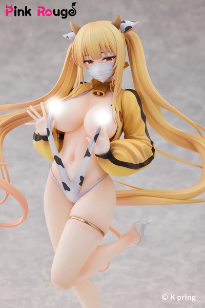 K Pring オリジナルキャラクター サユリ 乳牛 特別Ver. 1/7 完成品フィギュア[Pink Rouge]