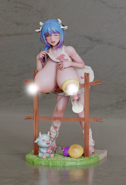 牛に餌をやる 1/6 完成品フィギュア[B.R. Honey]