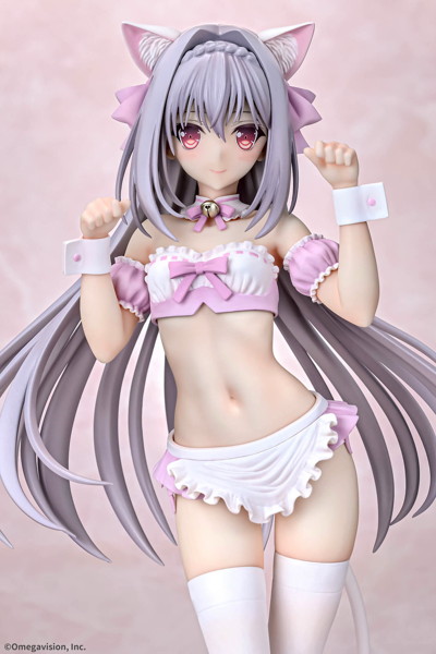 桜小路ルナ 猫耳メイド 桜カラーver. 1/6 完成品フィギュア[Q-six]